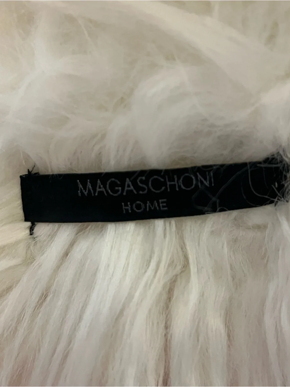 Magaschoni Faux Fur Accent Pillow